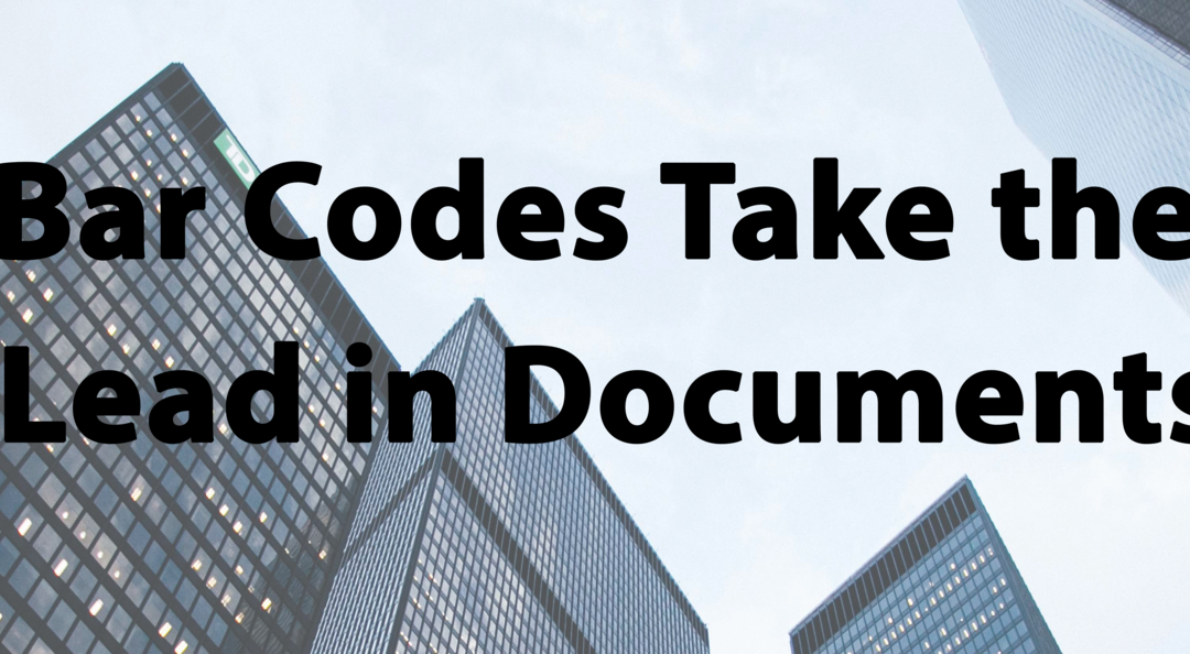 Tip #31: Bar Codes Take the Lead in Documents