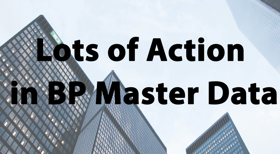 Tip #32: Lots of Action in BP Master Data